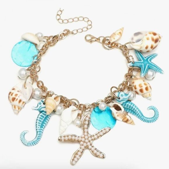 seashell  bracelet  A626 - Picture 2 of 4